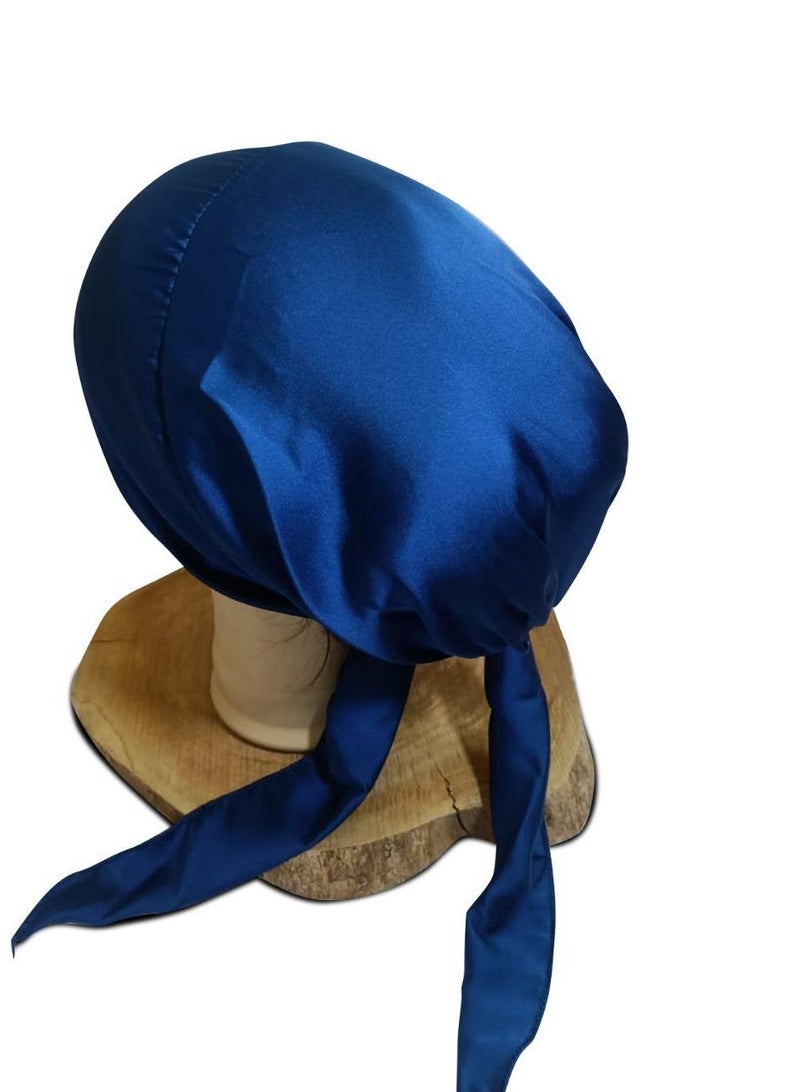 هيرز رباط شعر HERS 100% ساتان – إكسسوار لحماية الشعر والتجاعيد الطبيعية، يقلل الاحتكاك وتكسر الشعر، مثالي للنوم أو تحت الغطاء - Image 2